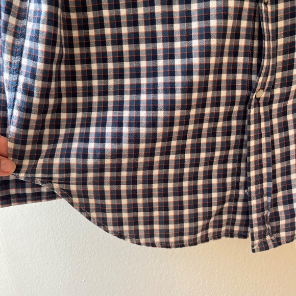 Polo by Ralph Lauren Sz L Women Slim Fit Gingham Shirt Chest Pockets Button Down - Picture 7 of 8